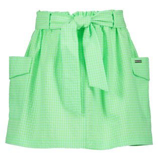 Blue Bay Fluogroene korte rok Mandy