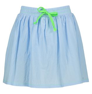 Blue Bay Oranje korte rok met lichtroze strepen Maite
