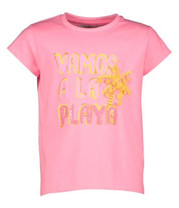 Roze t-shirt met opdruk Becca Blue Bay 