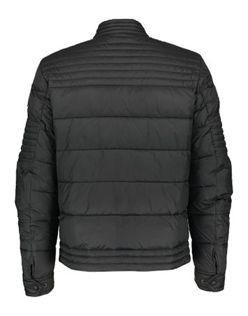 Zwarte padded jas met rits Hugo Boss