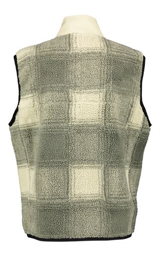 Beige teddy bodywarmer met grijze print Hugo Boss