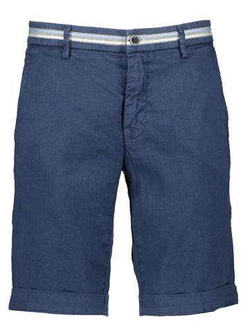 Blauwe linnen short Masons