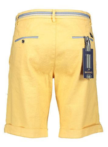Gele linnen short Masons 