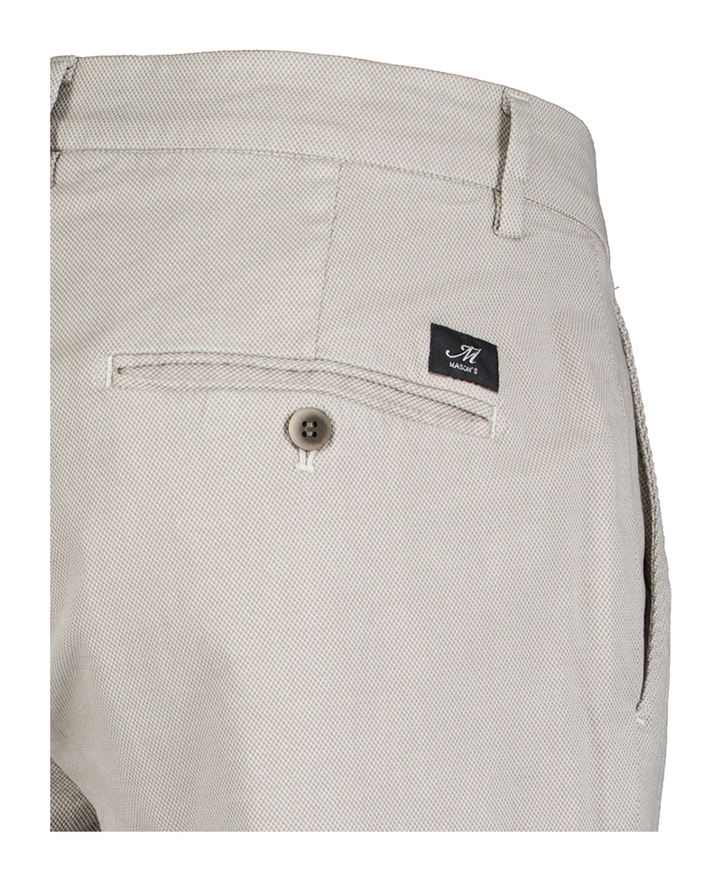 Beige geruite broek Mason's