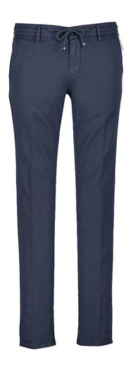 Donkerblauwe slim fit chino Maison's 