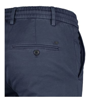 Donkerblauwe slim fit chino Maison's 