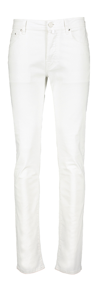 Witte slim fit jeans Jacob Cohen