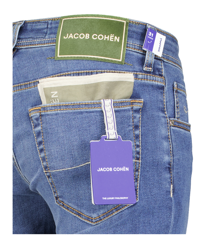 Donkerblauwe skinny jeans Jacob Cohen