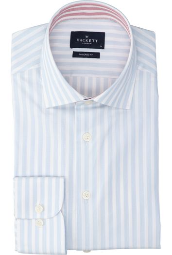 Licht blauw gestreept hemd (slim fit) Hackett