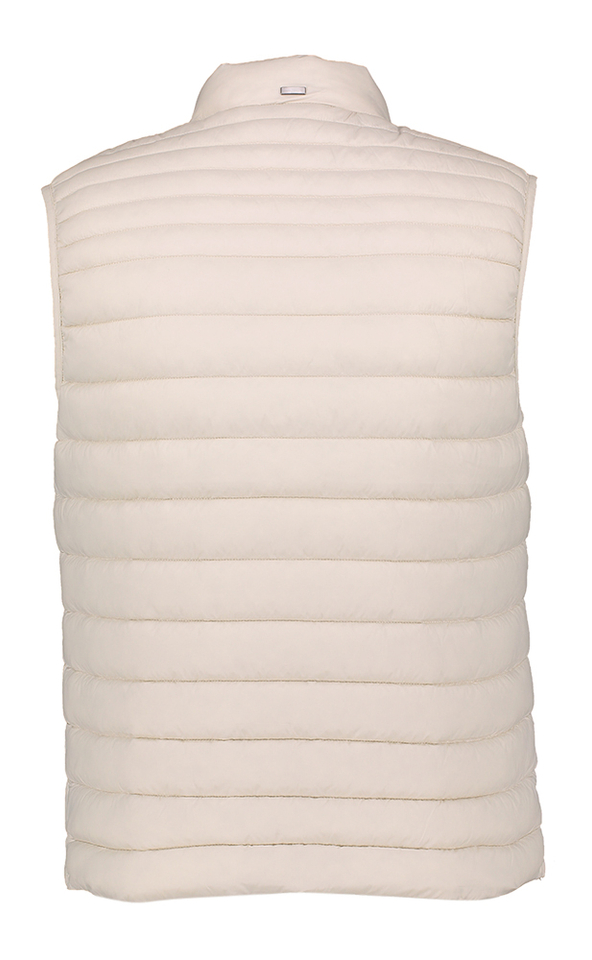 Greige padded bodywarmer Hackett