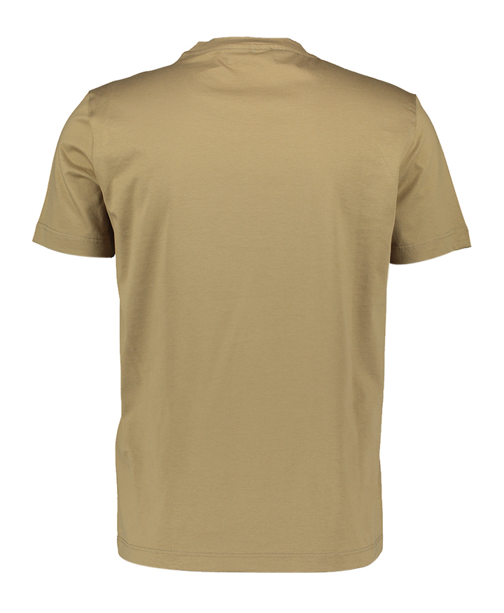 Taupe t-shirt met logo Liu Jo