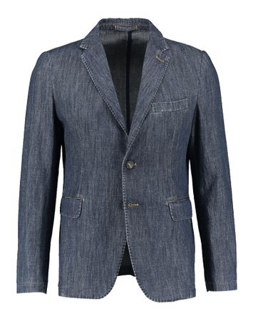 Blauwe blazer in jeans look Liu Jo 