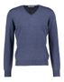 Blauwe trui met v hals Gran Sasso