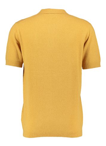 Beige comfoirtabele polo met structuur Mos Mosh
