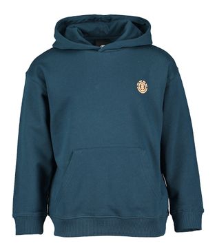 Element Groenblauwe hoodie met opdruk op de achterkant