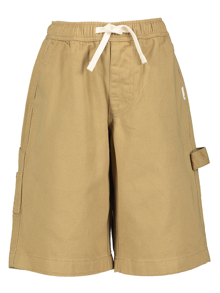 Camel kleurige short met elastiek Element