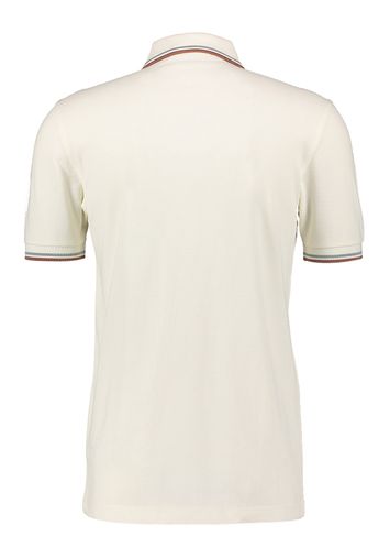 Ecru polo met logo Fred Perry