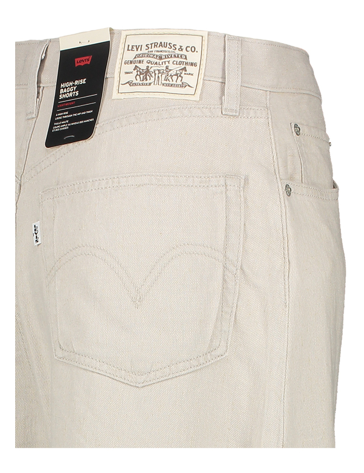 Grijze baggy short jeans Levi's