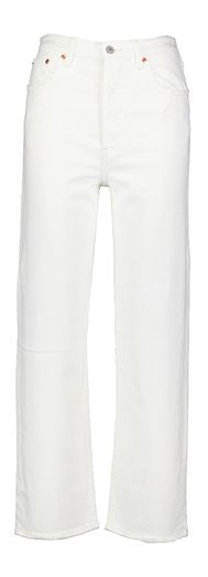 Witte straight ankle fit met hoge taille Levis