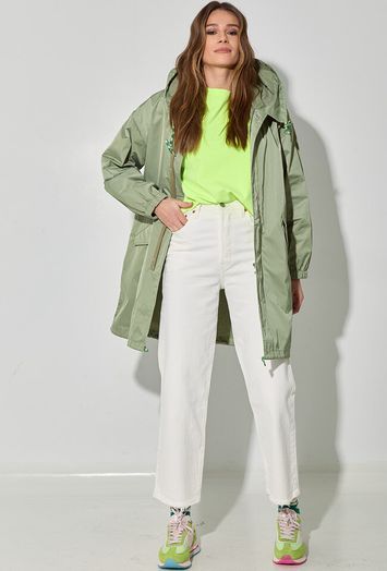 Witte straight ankle fit met hoge taille Levis