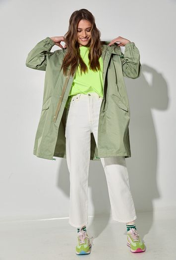 Witte straight ankle fit met hoge taille Levis