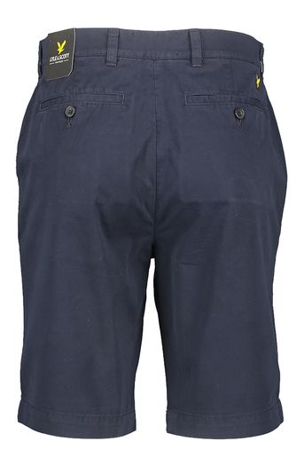 Donkerblauwe katoenen short Lyle & Scott