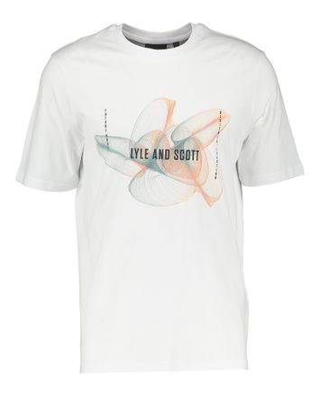 Witte t-shirt met korte mouwen Lyle & Scott 