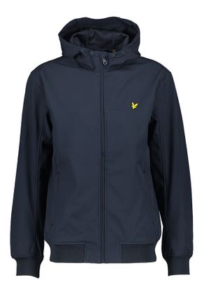 Lyle & Scott Donkerblauwe jas met kap Lyle&Scott