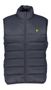 Donkerblauwe padded bodywarmer met rits Lyle & Scott