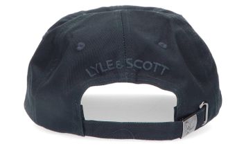 Donkerblauwe pet met logo Lyle & Scott