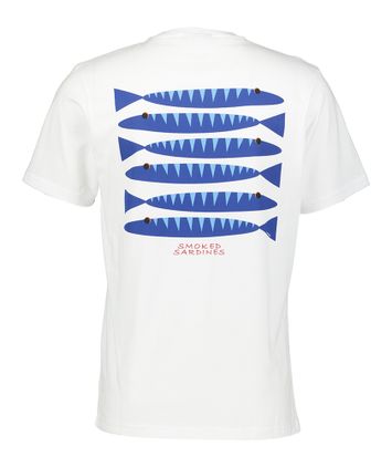 Witte t-shirt met print Antwrp 