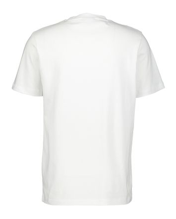 Witte katoenen t-shirt met logo Anwrp