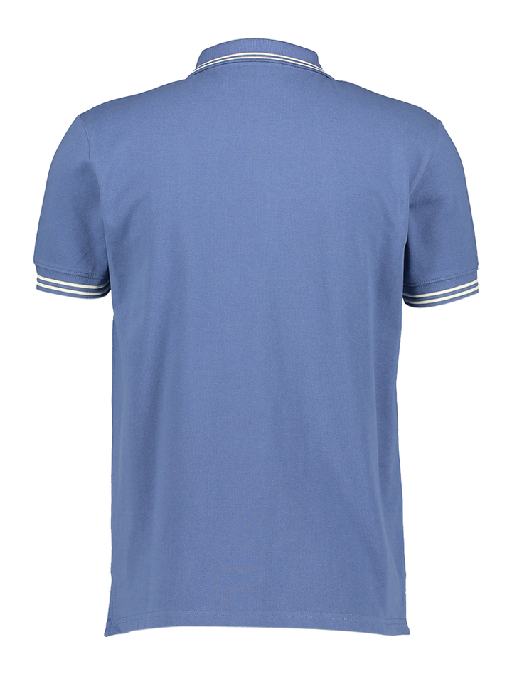 Blauwe polo met korte mouwen Antwrp 
