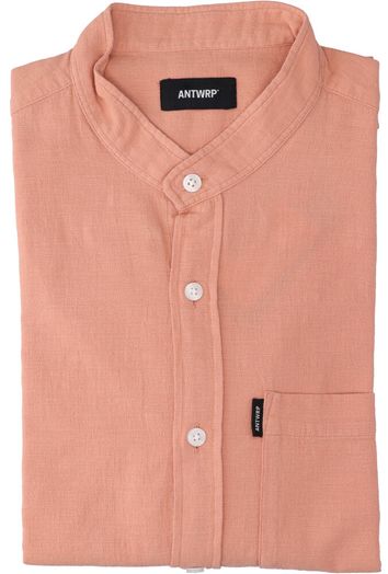 Roze linnen hemd ( regular fit) met lange mouwen Antwrp