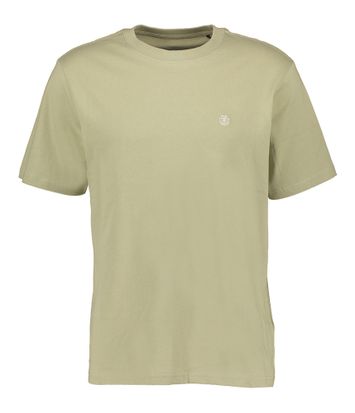 Kaki groene t-shirt met merklogo Element 