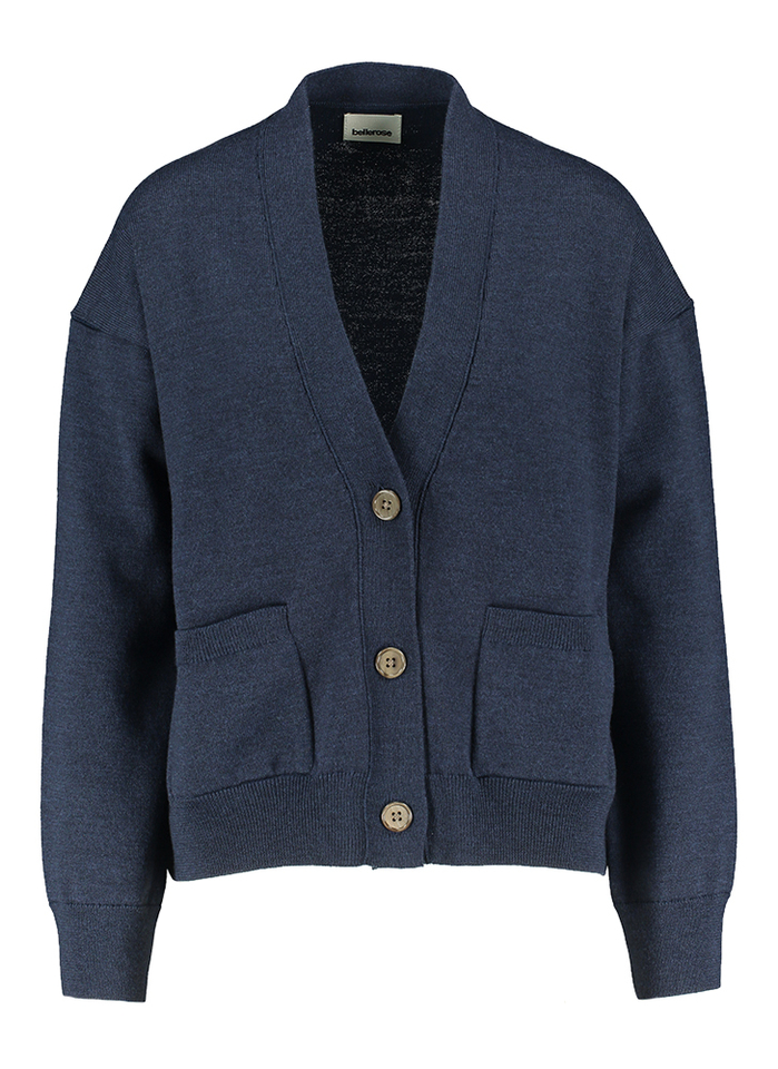 Donkerbelauwe cardigan Gakkin Bellerose 