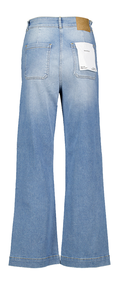 Blauwe slim fit jeans met hoge taille Preston Bellerose 