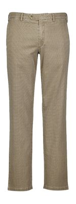 Bruine slim fit broek Meyer