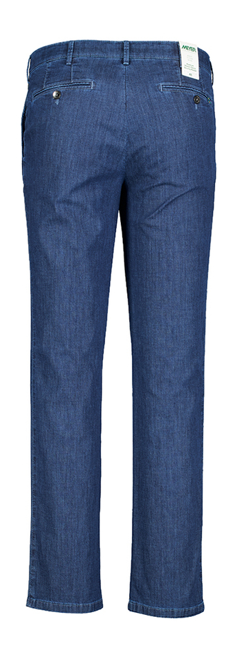 Blauwe chino in jeans look Meyer 