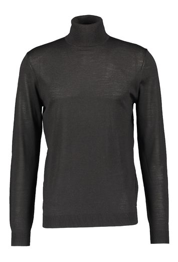 Bruine pull met rolkraag Roy Robson