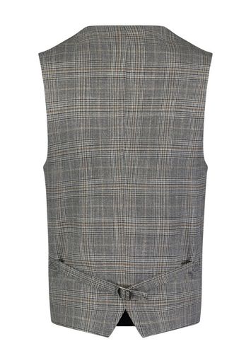 Multicolor gilet met motief en knopen Roy robson
