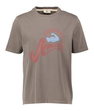 Anerkjendt Taupe kleurige t-shirt met opdruk