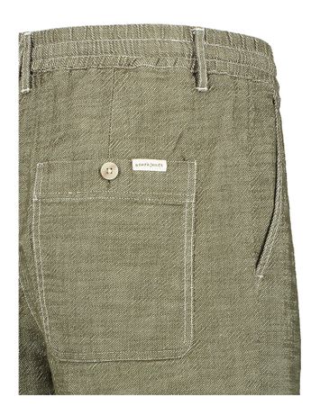 Kaki katoenen short Anerkjendt