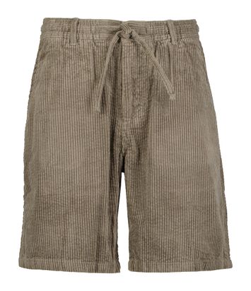 Donkergroene ribfluwelen short Anerkjendt 