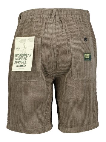 Donkergroene ribfluwelen short Anerkjendt 