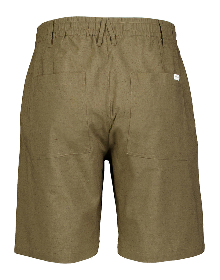 Kaki katoenen short Anerkjendt