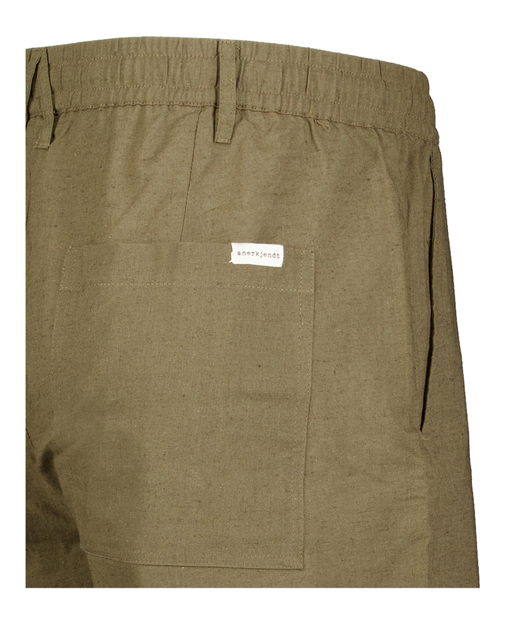 Kaki katoenen short Anerkjendt