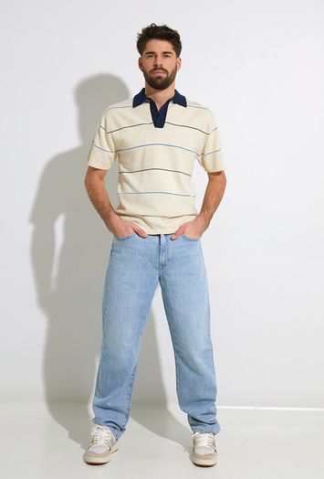Donkerblauwe lange broek Anerkjendt 