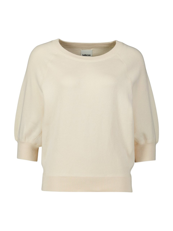 Beige katoenen oversized trui Anglet Bellerose