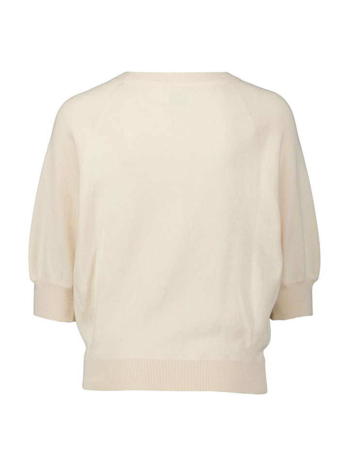 Beige katoenen oversized trui Anglet Bellerose
